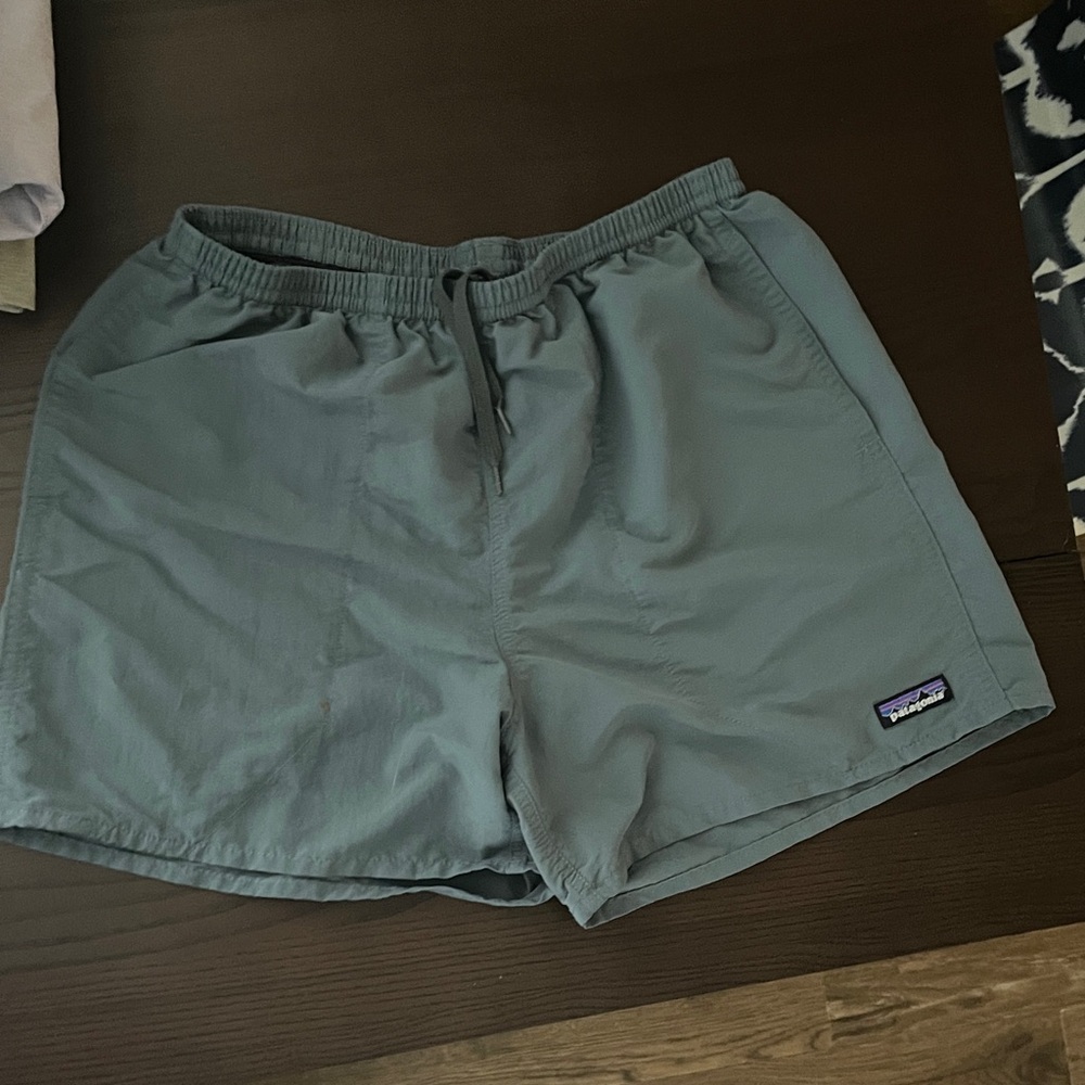Patagonia Men's Athletic Shorts in Gray Liner Removed